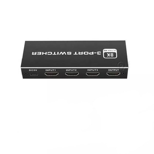 NÖRDIC HDMI 2.1 switch 3 till 1 8K60Hz 4K120Hz 48Gbps HDR