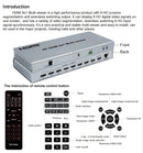 NÖRDIC HDMI 4K30hz 8x1 Multi-Viewer Switch