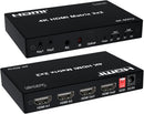 NÖRDIC HDMI 4K 60Hz Matrix switch 2x2 3D Video Toslink Stereo EDID