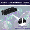 NÖRDIC HDMI 4K 60Hz Matrix switch 2x2 3D Video Toslink Stereo EDID