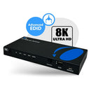 NÖRDIC 8K HDMI 2.1 Switch och Extraktor 2 till 1 8K60Hz 4K120Hz CEC HDR Dolby Atmos, True HD, Digital Plus, DTS-HD Master