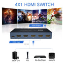 NÖRDIC HDMI 2.1 switch 4 till 1 - 8K60Hz 4K120Hz HDR Dolby Atmos