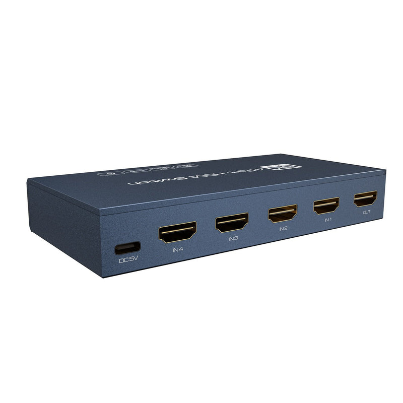 NÖRDIC HDMI 2.1 switch 4 till 1 - 8K60Hz 4K120Hz HDR Dolby Atmos