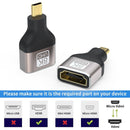 NÖRDIC HDMI 8K Adapter HDMI hona till Micro HDMI hane