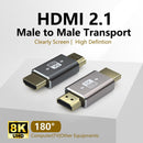 NÖRDIC HDMI Könbytare adapter hane till hane 8K60Hz 4K120Hz 48Gbps