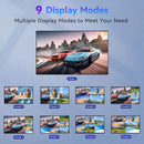 NÖRDIC HDMI Multi-Viewer 6 in 1 Out Sömlös Switcher 1080P HDMI HUB-switch för flera ingångar, splitter för flera skärmar