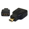 NÖRDIC HDMI-N5006, Mikro HDMI ha till HDMI ho adapter 4Kx2K 60Hz 10,2Gbps