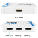 NÖRDIC HDMI Switch 3 till 1 stöd för 4K 30Hz Full HD1080P 3D ARC 10,2Gbps