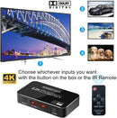 NÖRDIC HDMI Switch 4 till 1 4K60Hz