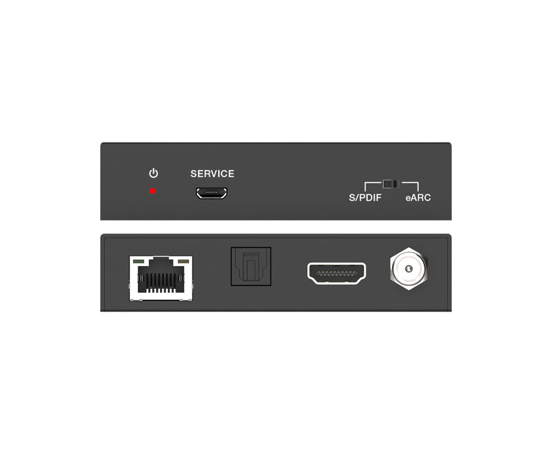 NÖRDIC HDMI eARC SPDIF Ljud-förlängare över CAT6-kabel 100m