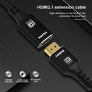 NÖRDIC HDMI förlängningskabel 1,5m 8K60Hz 4K144 HDMI 2,1 48Gbps Ultra High Speed HDMI