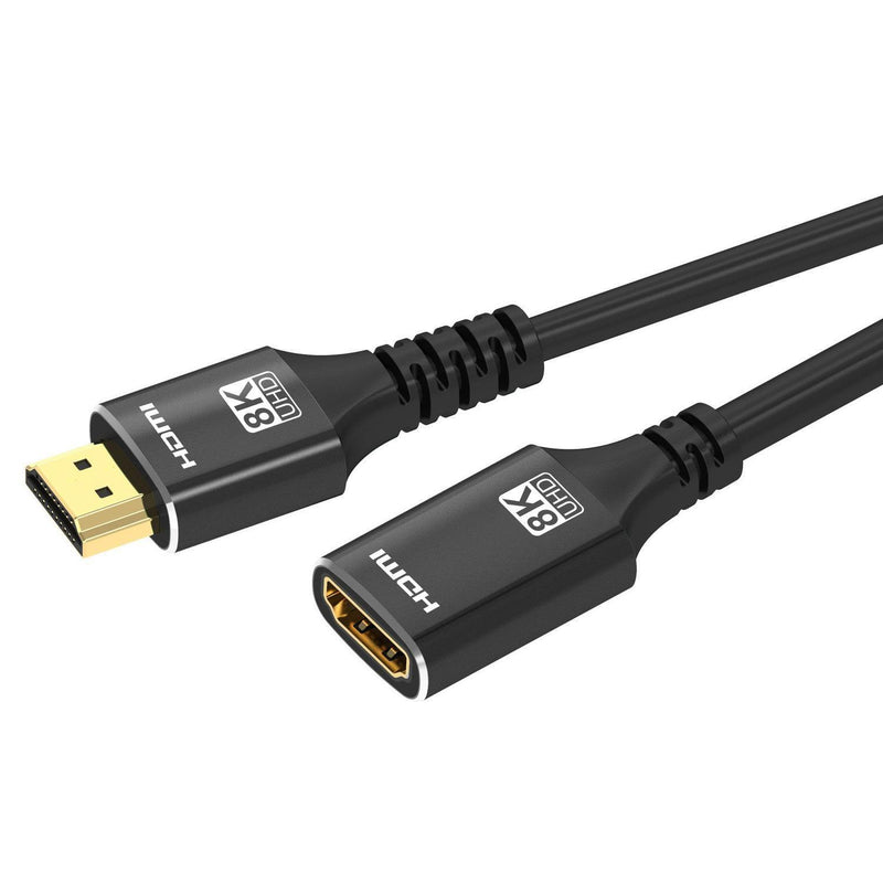 NÖRDIC HDMI förlängningskabel 1,5m 8K60Hz 4K144 HDMI 2,1 48Gbps Ultra High Speed HDMI