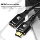 NÖRDIC HDMI förlängningskabel 2m 8K60Hz 4K144 HDMI 2,1 48Gbps Ultra High Speed HDMI