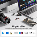 NÖRDIC ISB-A & USB-C card redaer SD Micro SD och USB-A OTG UHS-I