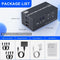 NÖRDIC KVM Switch 4 till 2 HDMI 2.1 8K@60Hz 4K@120Hz 4xUSB-A