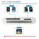 NÖRDIC Lightning Card Reader CF, SD and MicroSD for iPhone iPad