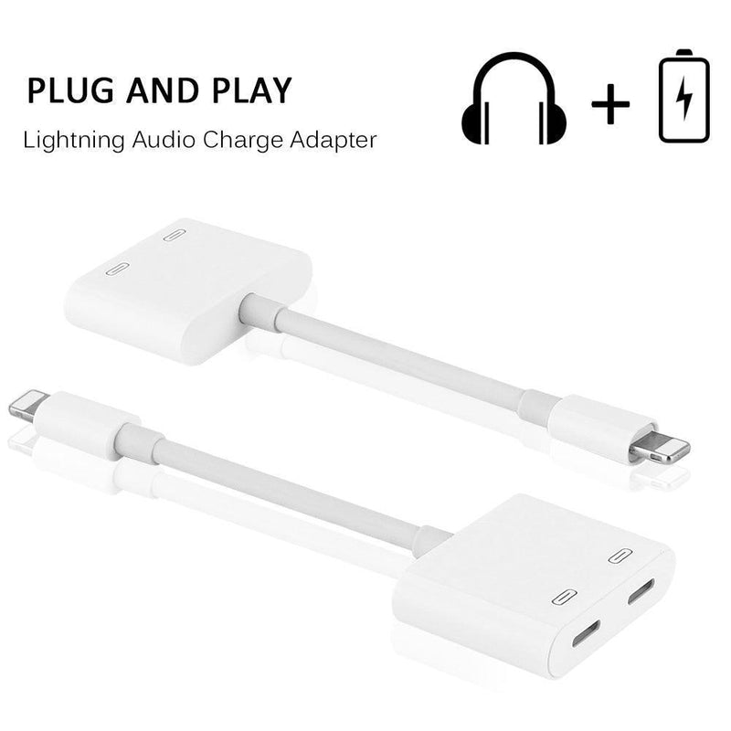 NÖRDIC Lightning adapter 1 till 2x Lightning