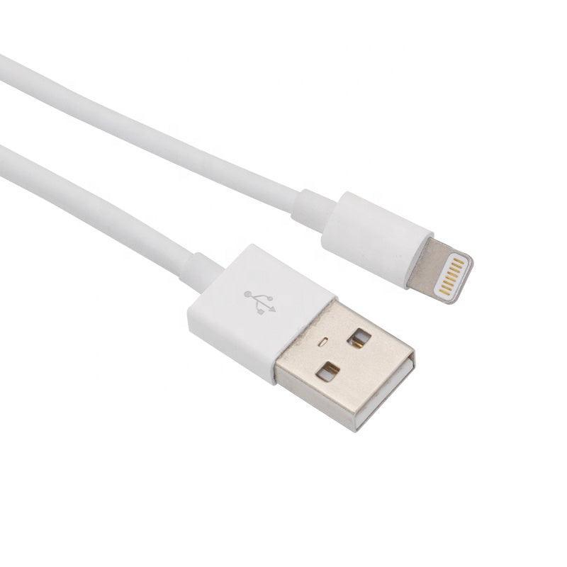 NÖRDIC Lightning kabel (Non MFI) USB A 3m vit 5V 2,1A för Iphone och Ipad