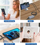 NÖRDIC Lightning to Ethernet Network Adapter with 20W charging-port for iPhone/Ipad RJ45 Plug and Play Support 100Mbps 50cm