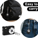 NÖRDIC Mini digitalkamera med nyckelring, tiny pixel HD 1080p retro 0,96" skärm