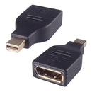 NÖRDIC Mini Displayport till Displayport adapter UHD 4K i 30Hz 21,6Gbps Guldpläterade kontakter