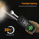 NÖRDIC Fuktmätare med inbyggd lampa för fuktmätning av trä, väggar, tak, golv, husbilar