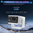 NÖRDIC Projektor Google-certifierad 1080p 500 ANSI lumen 2.4/5G WiFi 6 Android 11