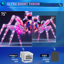 NÖRDIC Projektor Google-certifierad 1080p 500 ANSI lumen 2.4/5G WiFi 6 Android 11