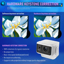 NÖRDIC Projektor Google-certifierad 1080p 500 ANSI lumen 2.4/5G WiFi 6 Android 11