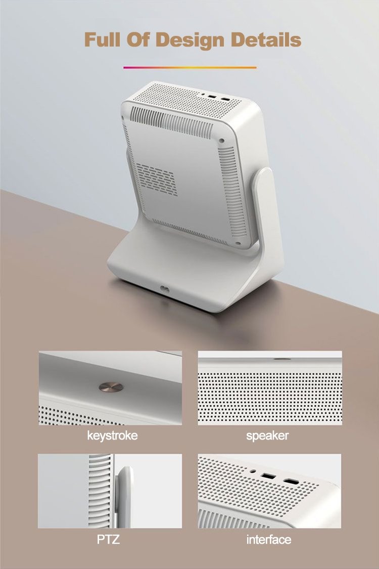 NÖRDIC Smart Touch Screen Projektor för Hemmabio och Presentationer