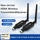 NÖRDIC Trådlös HDMI-förlängare Sändare/Mottagare 1080P HD 5G Wifi för Laptop till TV PC Monitor Projektor 50m