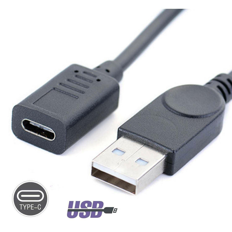 NÖRDIC USB 3.0 hane till USB C hona adapter 15cm 5Gbps data överföringshastighet