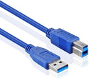 NÖRDIC USB 3.1 kabel 1m USB A till USB B USB Super Speed skrivarkabel