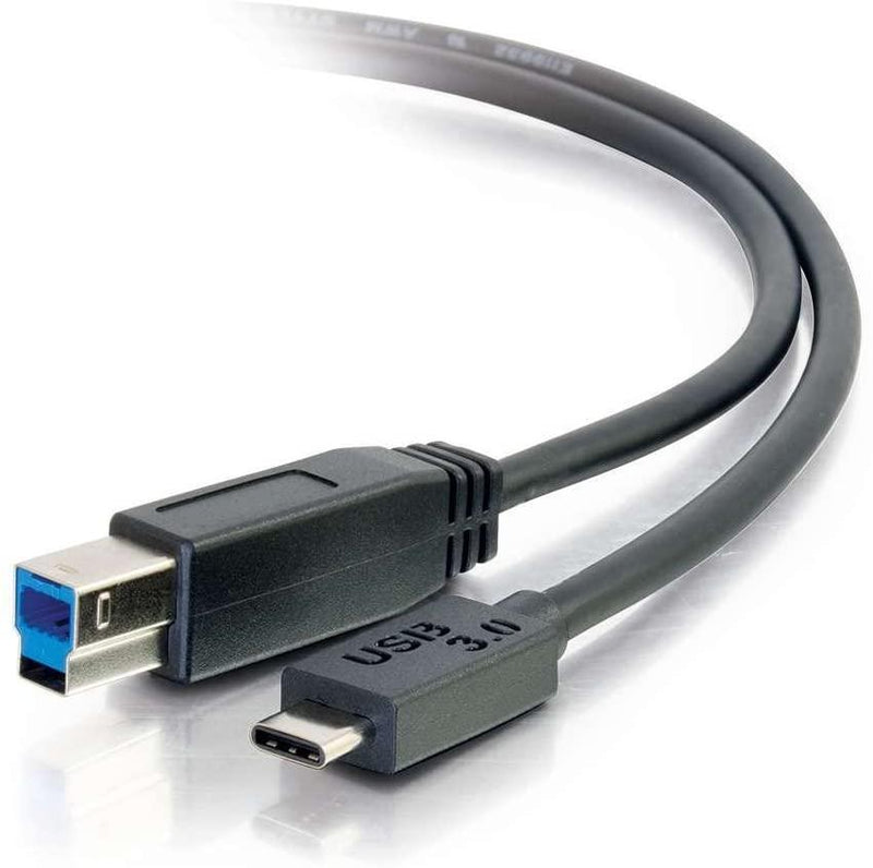 NÖRDIC USB 3.1 kabel USB C till USB B 5Gbps 1m USB skrivarkabel