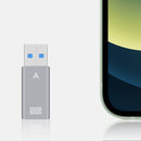 NÖRDIC USB3.2 Gen2 USB-C till USB-A adapter 10Gbps metal