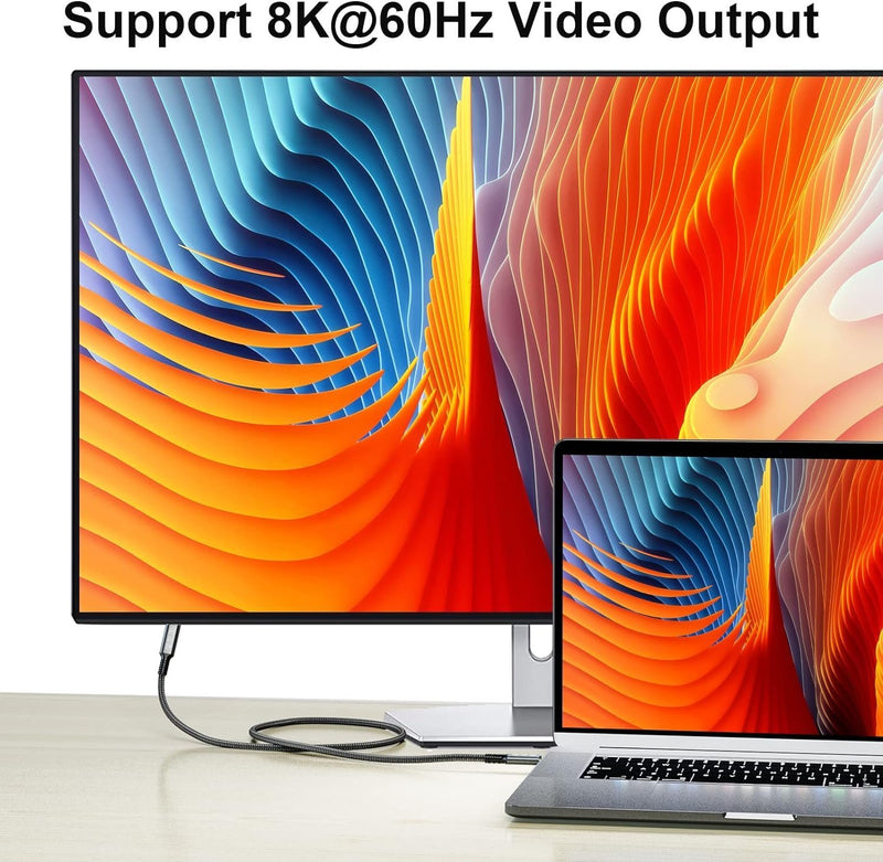 NÖRDIC USB 4 förlängningskabel 1m 40Gbps 240W 8K60Hz