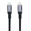 NÖRDIC USB4 kabel 1,5m 40Gbps data 8K video PD 100W kompatibel med Thunderbolt 3