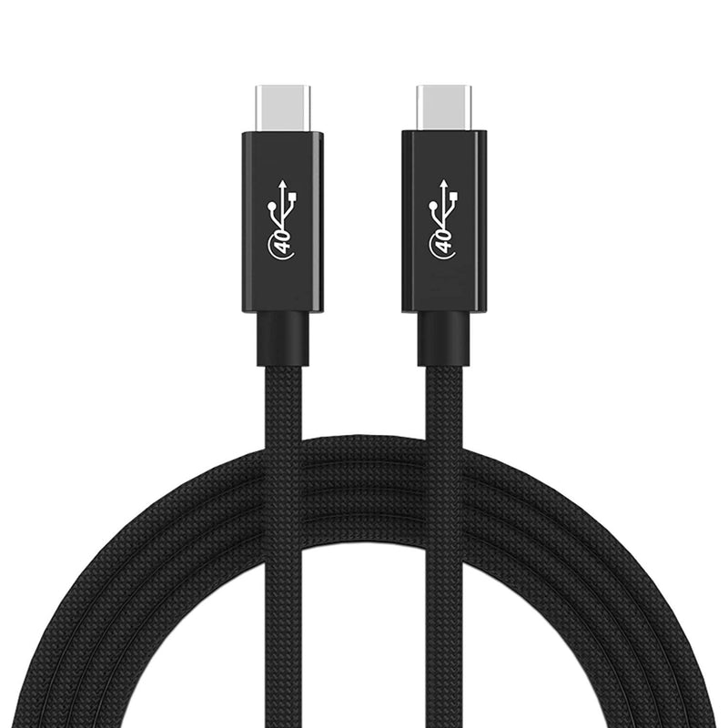 NÖRDIC USB4 kabel 1m 40Gbps data 8K video PD 100W kompatibel med Thunderbolt 3