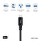 NÖRDIC USB4 kabel 25cm 40Gbps data 8K video PD 100W kompatibel med Thunderbolt 3