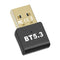 NÖRDIC USB-A Bluetooth 5.3 dongle Bluetooth USB adapter BT ver 5.3