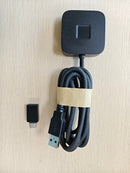 NÖRDIC USB A+C Fingeravtrycksläsare för Windows 10/11, Snabb matchande biometrisk fingeravtrycksläsare