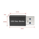 NÖRDIC USB-A till A datablockerare adapter 5V2A 10W