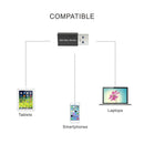 NÖRDIC USB-A till A datablockerare adapter 5V2A 10W