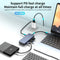 NÖRDIC USB-C 1 till 7 Dockningsstation 2xHDMI 1xDP 1xUSB-C PD100W 1xUSB-C 2xUSB-A