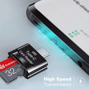 NÖRDIC USB-C 3.1 Kortläsare MicroSD UHS-I