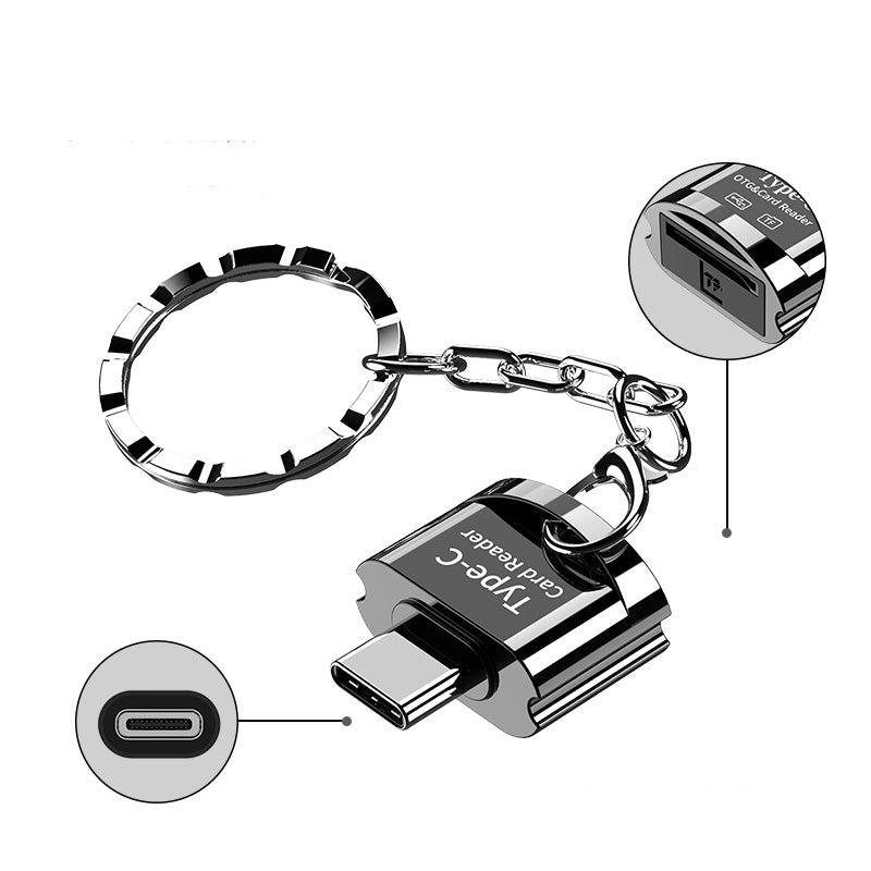 NÖRDIC USB-C 3.1 Kortläsare MicroSD UHS-I