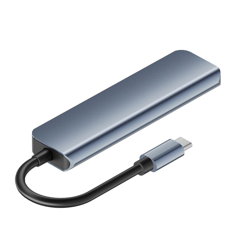 NÖRDIC USB-C 5port Hubb 3xUSB-A 2.0, 1xUSB-A 3.1 och 1xUSB-C DP100W