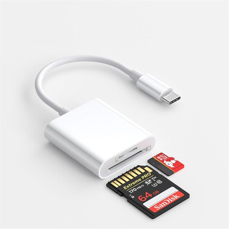 NÖRDIC USB-C Card Reader SD MicroSD UHS-I