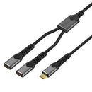 NÖRDIC USB-C Hubb till 1xUSB-C PD140W och 1xUSB-C