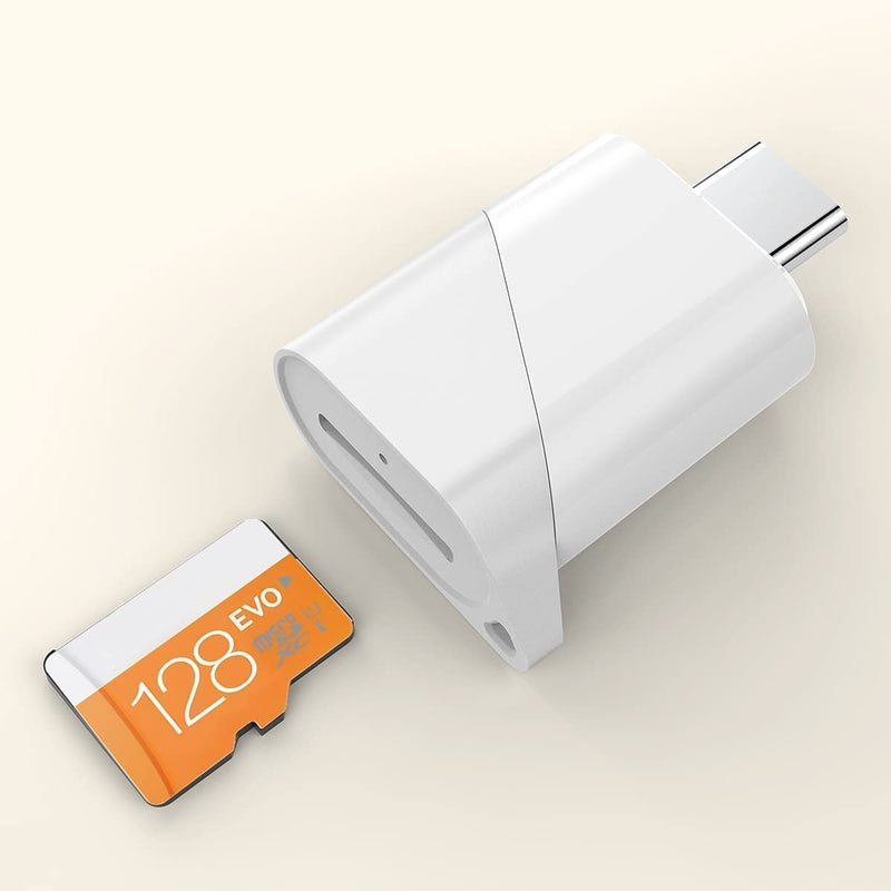 NÖRDIC USB-C Kortläsare för MicroSD/TF UHS-I USB 3.1